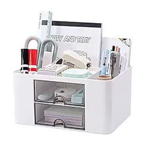 Desk Organizer - MumdoYAL (5 Compartments, 2 Drawers)
