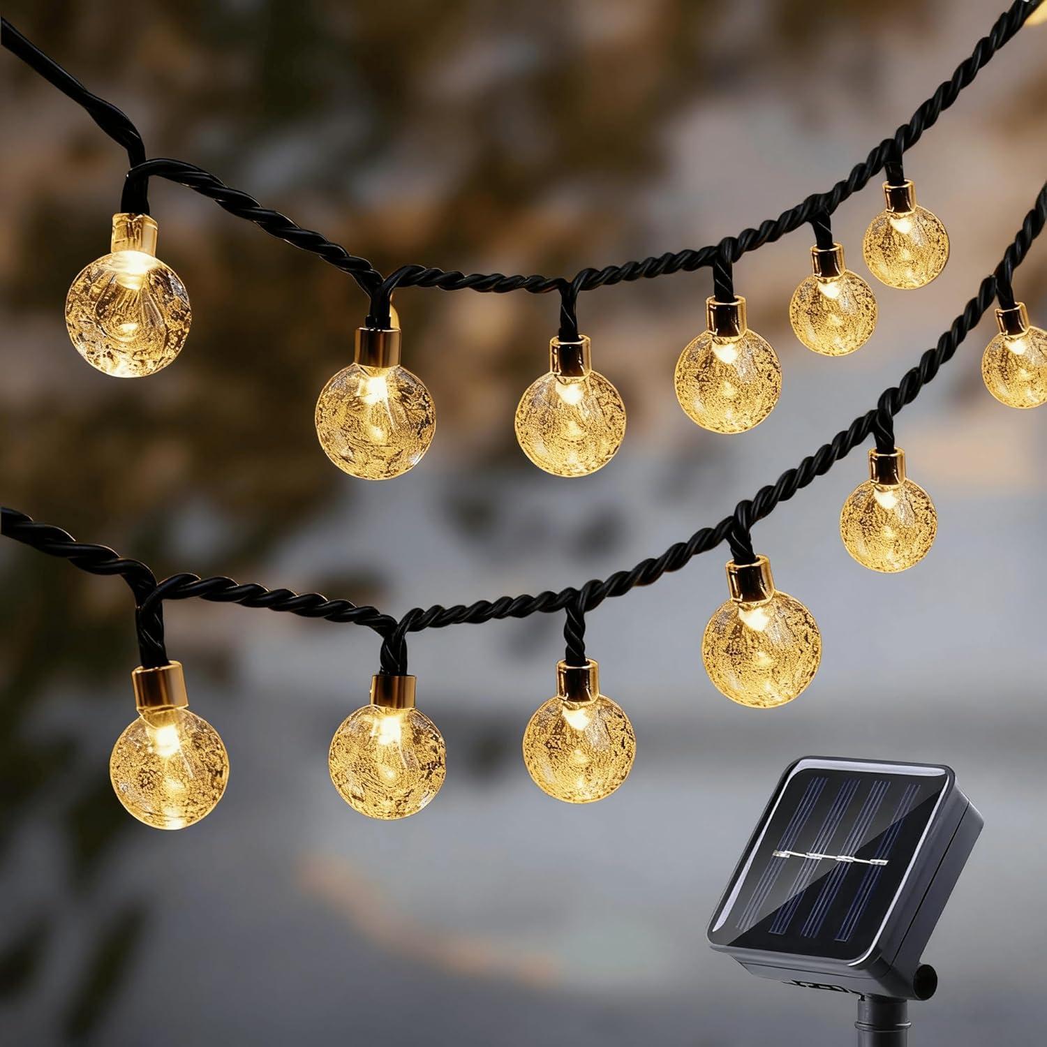 COLBEX Solar Globe String Lights