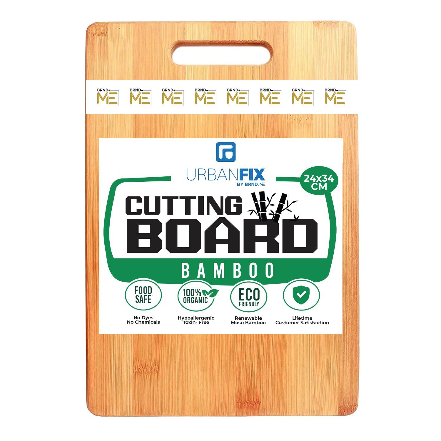 Large bamboo wood cutting board