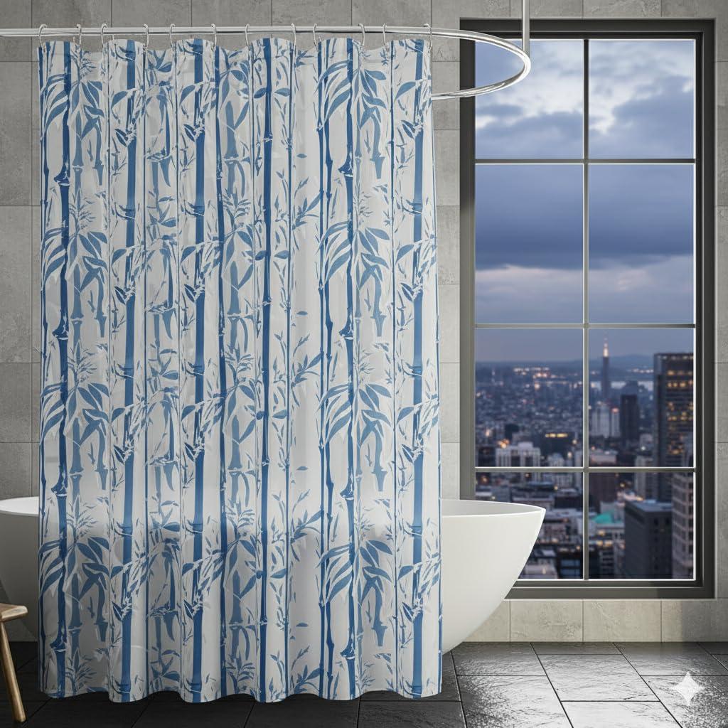 Waterproof shower curtain