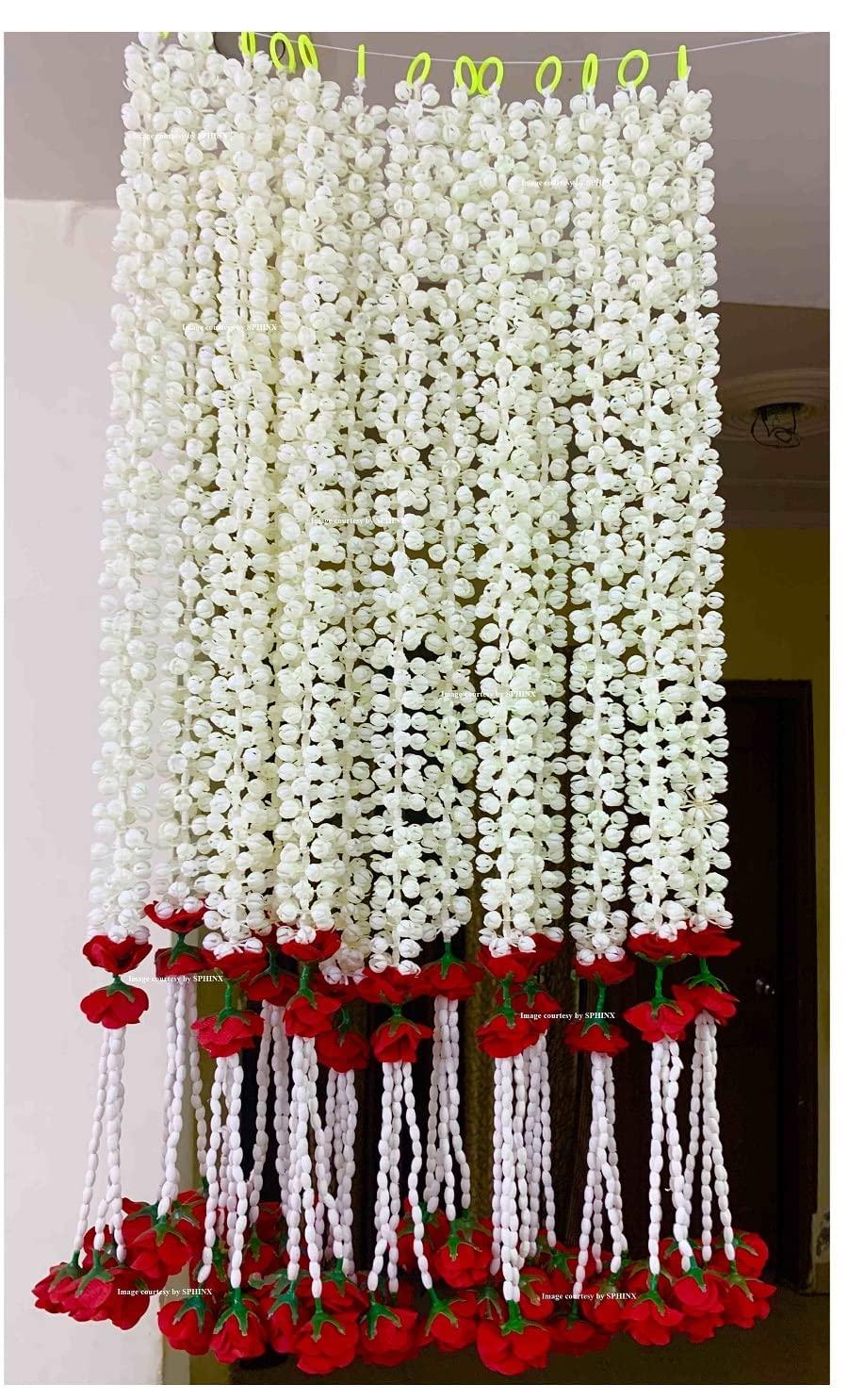 Sphinx Artificial Jasmine Buds & Rose Strings (Set of 6)