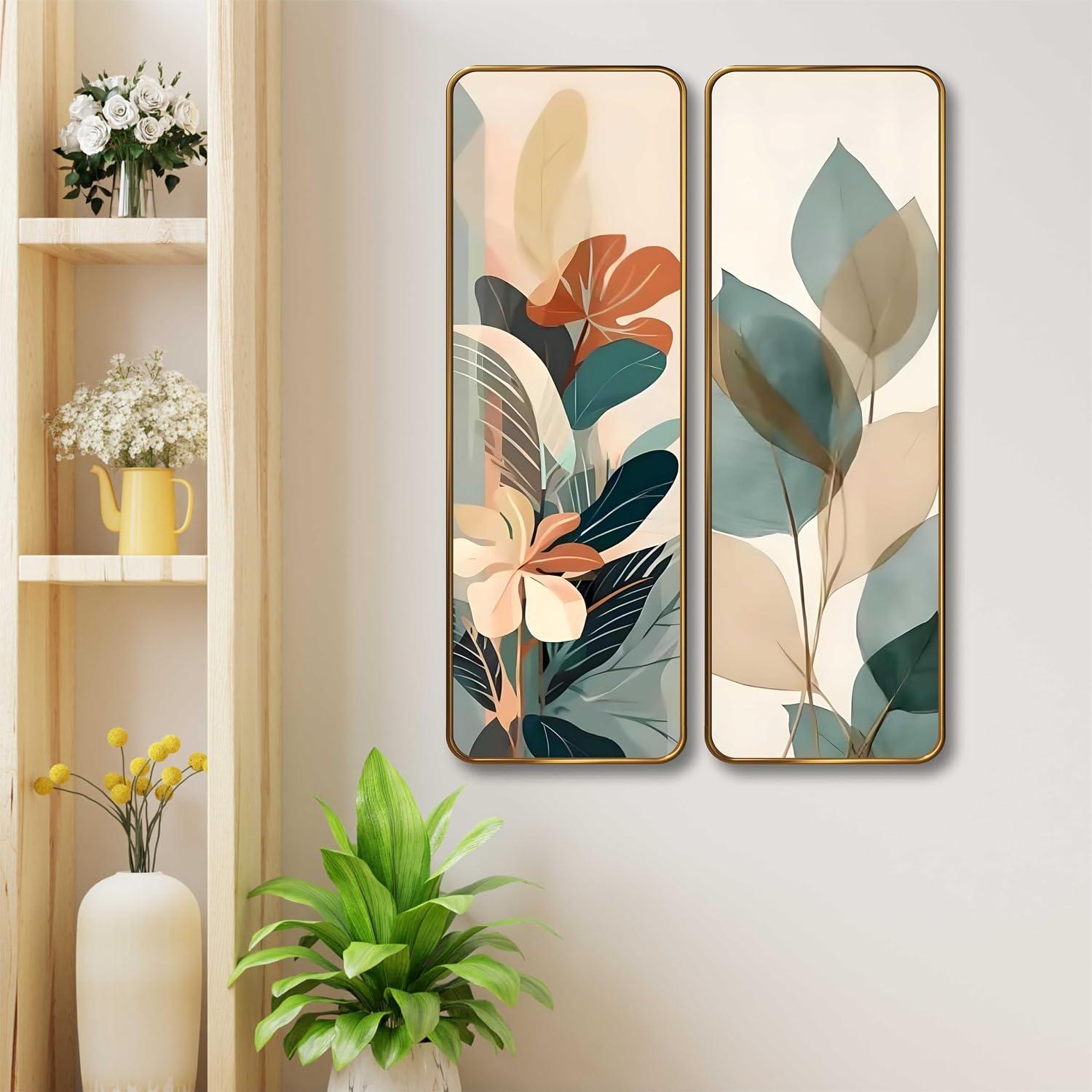 Floral wall panel
