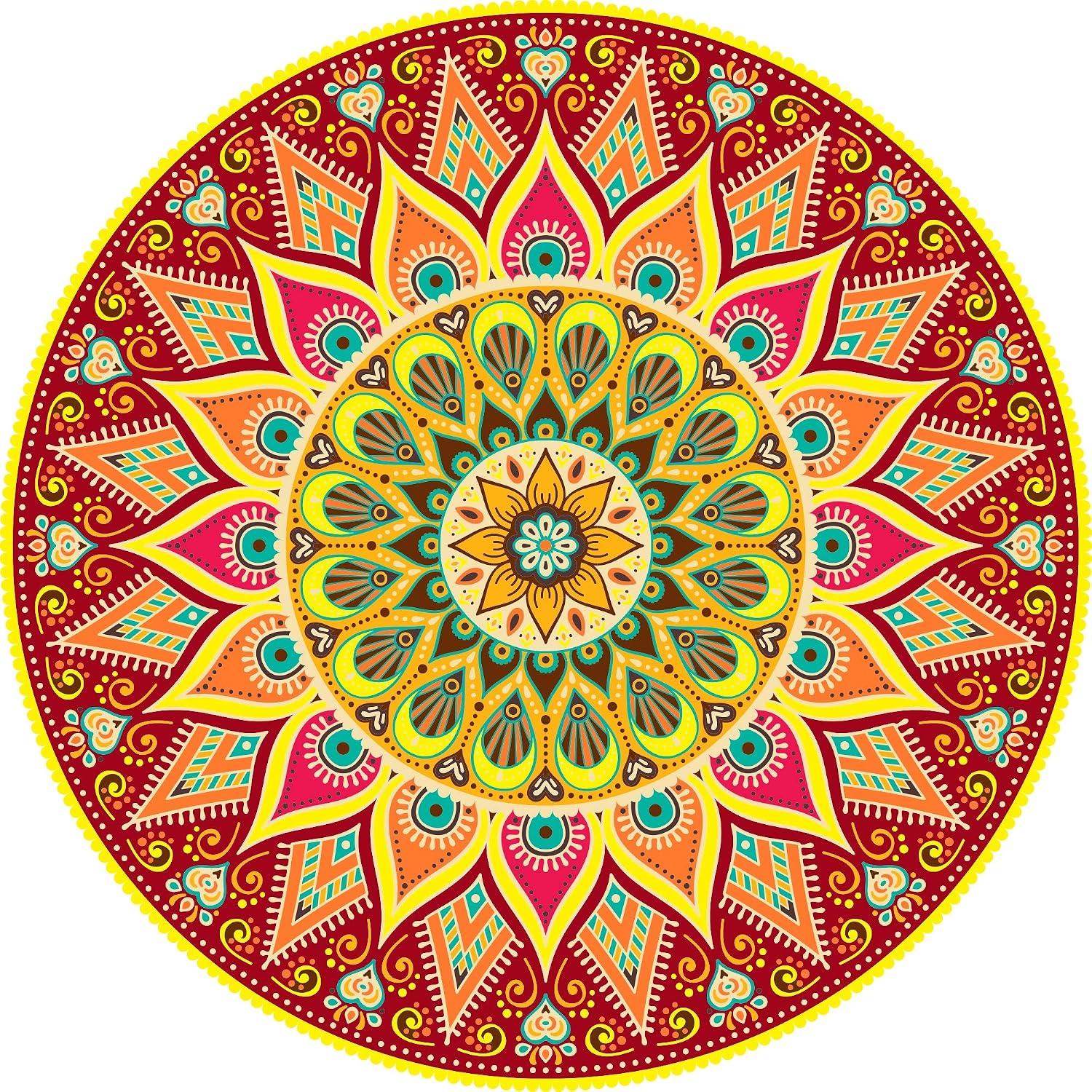 Wallkriti Rangoli Decal for Floor